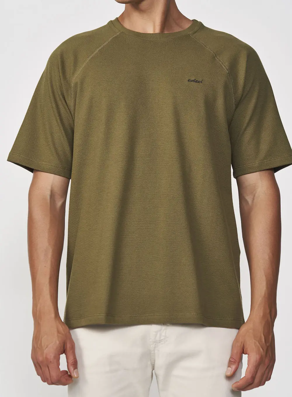 Camiseta Texturizada Verde