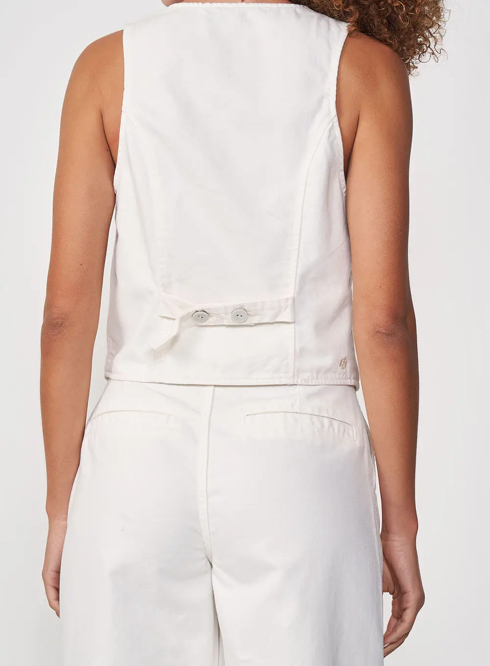 Blusa De Alfaiataria Sarja Off Shell