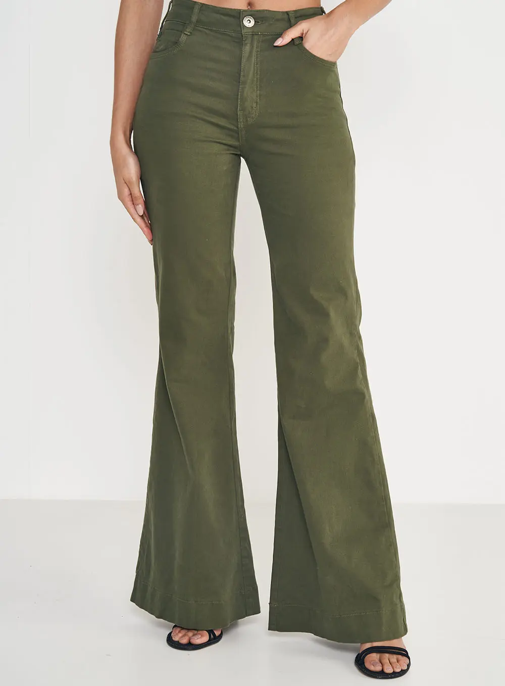Calça Sarja Madrid Boot Cut Verde