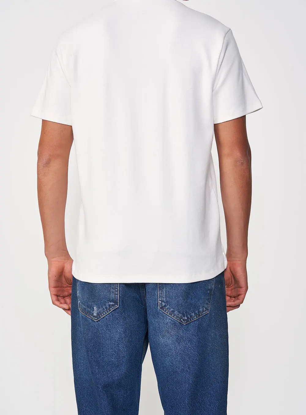 Camisa Polo Com Listras Off Shell