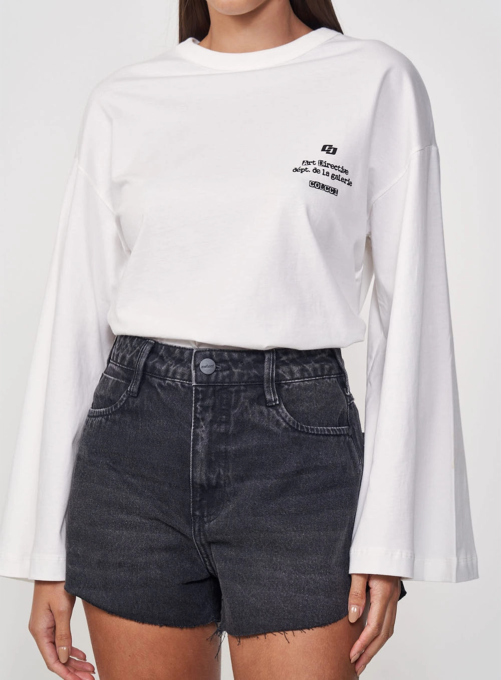 Camiseta Feminina Mangas Amplas Off Shell