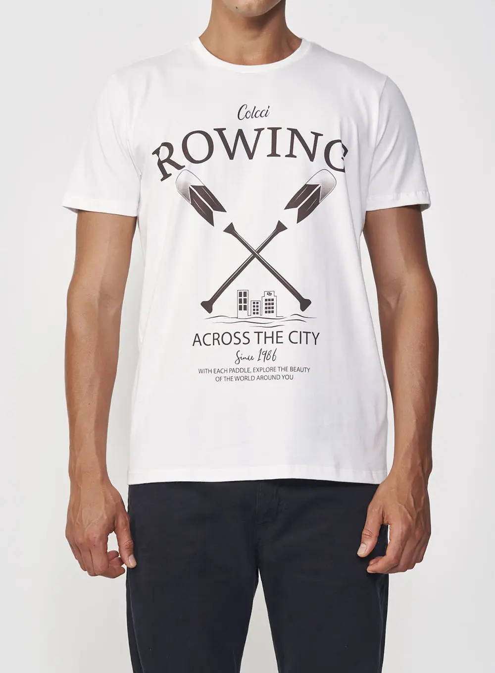 Camiseta Masculina Reta Rowing Off Shell