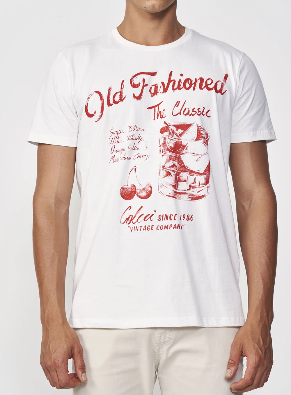 Camiseta Masculina Algodão Estampa Old Fashioned Off Shell