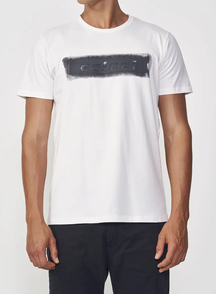 Camiseta Algodão Logo Box Spray