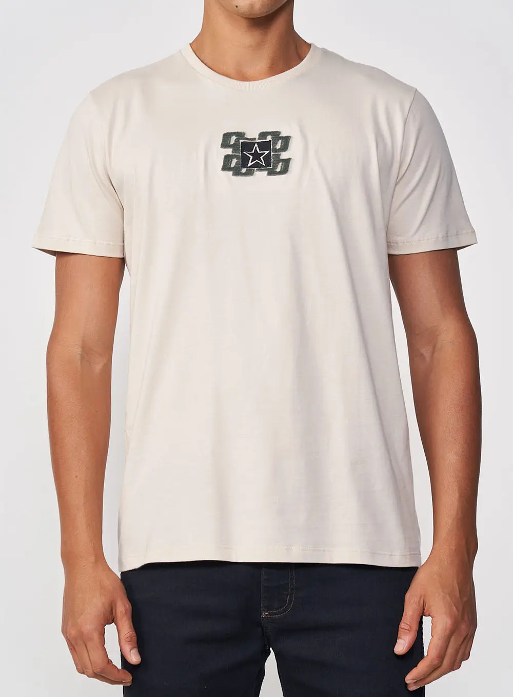 Camiseta Logo Icon Bege