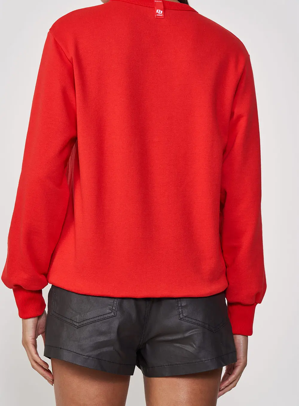 Blusão Moletom Feminino Red Comfort Vermelho
