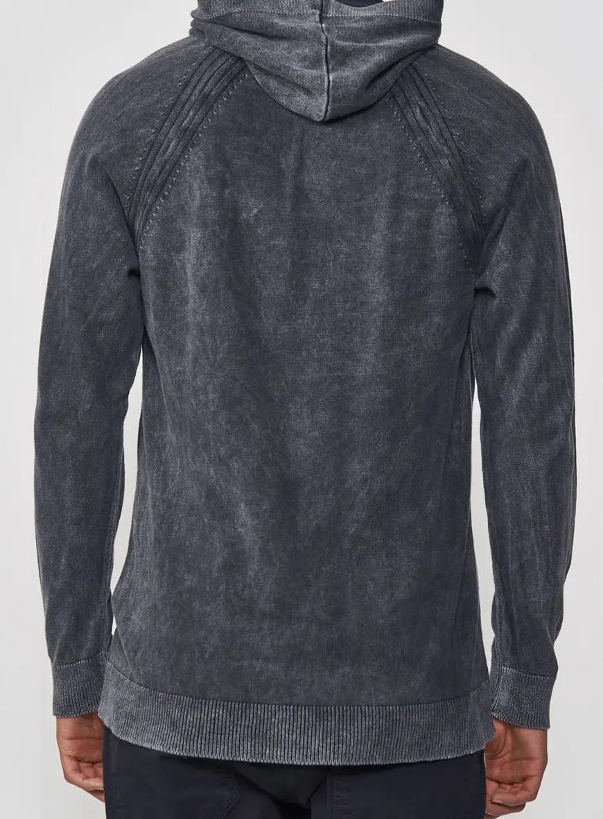 Suéter Masculino Tricô Com Capuz e Bolsos Frontais | Colcci