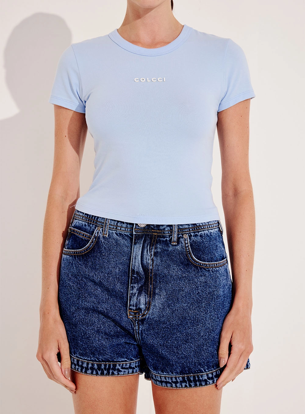 Camiseta Colcci Azul Tranquile Blue