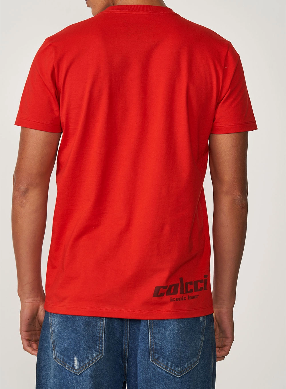 Camiseta Masculina Reta Iconic Lover Vermelho