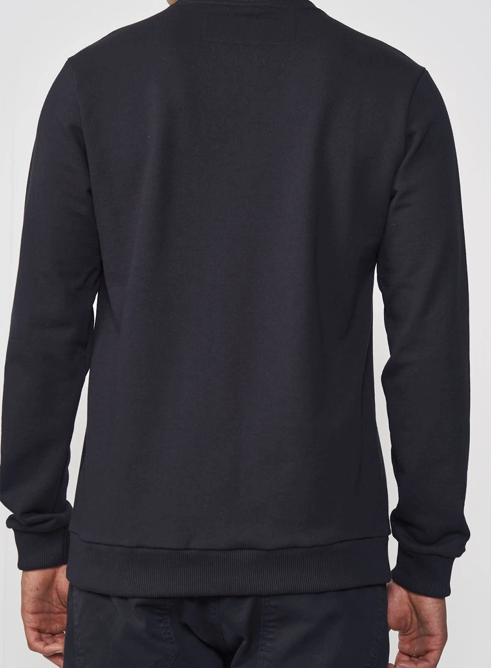 Blusão Moletom Masculino Slim Basic Preto