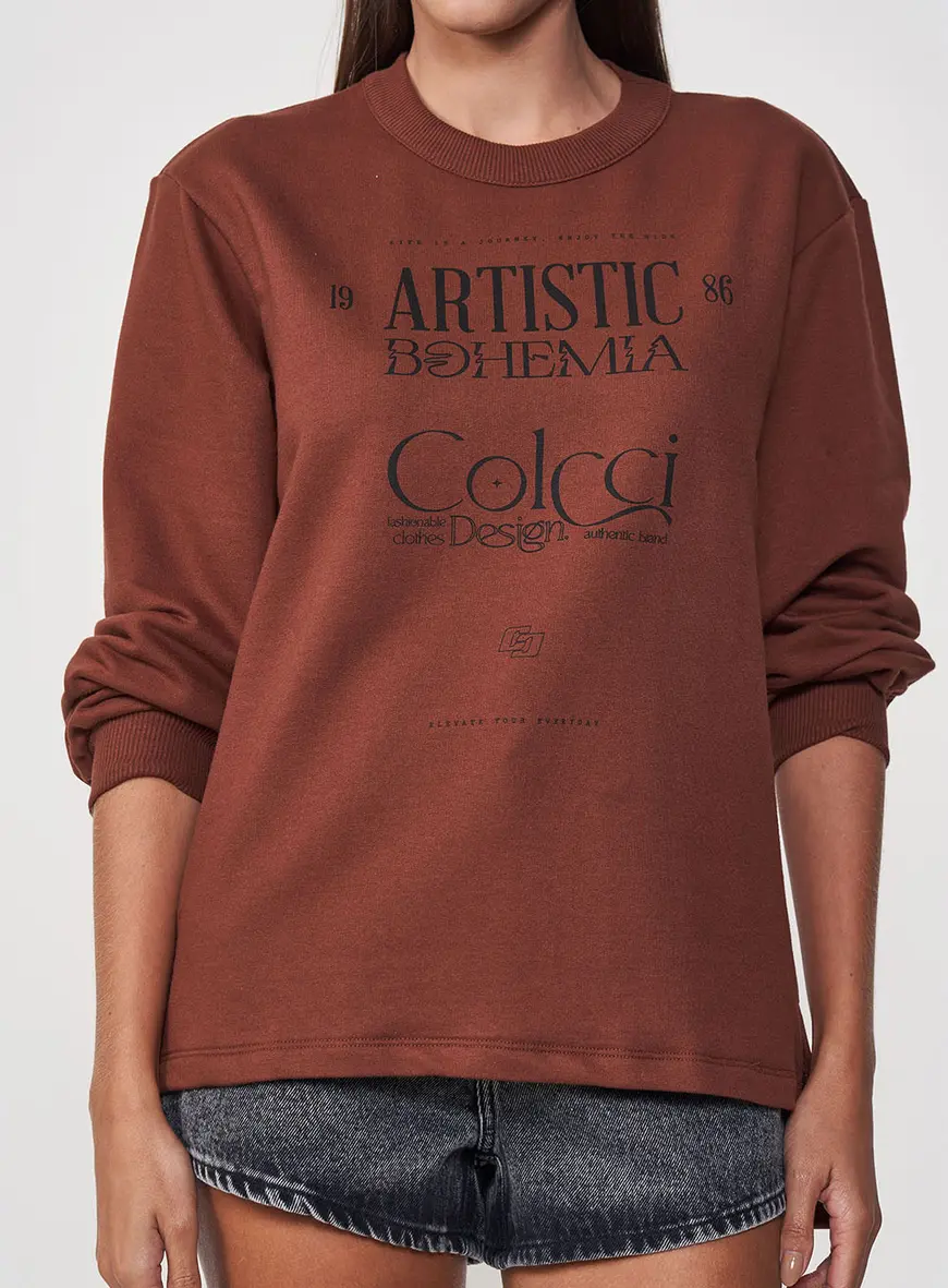 Blusão Feminino Reto Artistic Bohemia