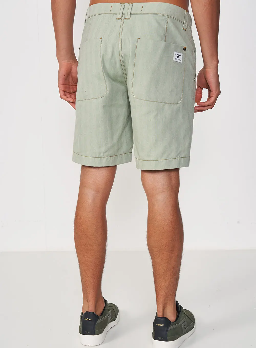 Bermuda Masculina Chino Reta Verde