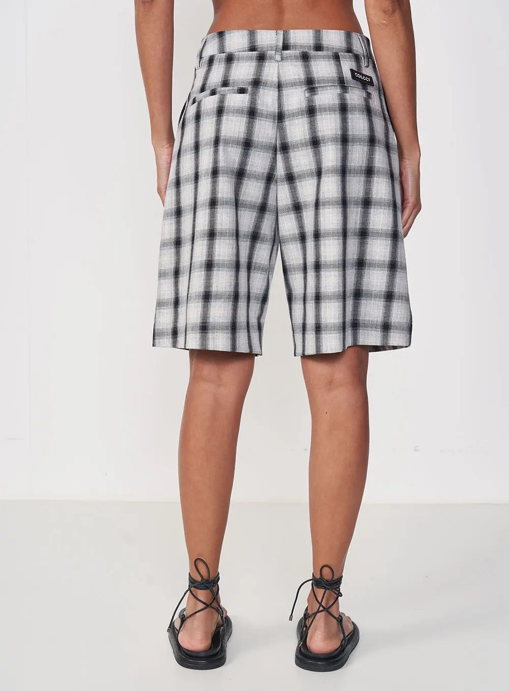 Bermuda Feminina Xadrez - Jade Estampados