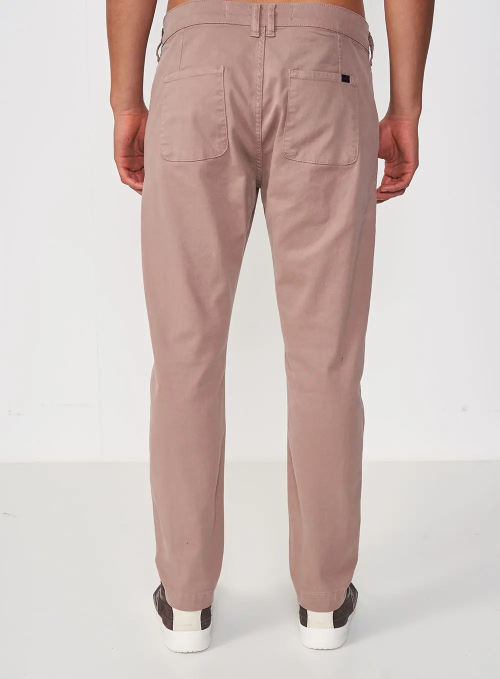 Calça Masculina Sarja Slim New Chino Bege
