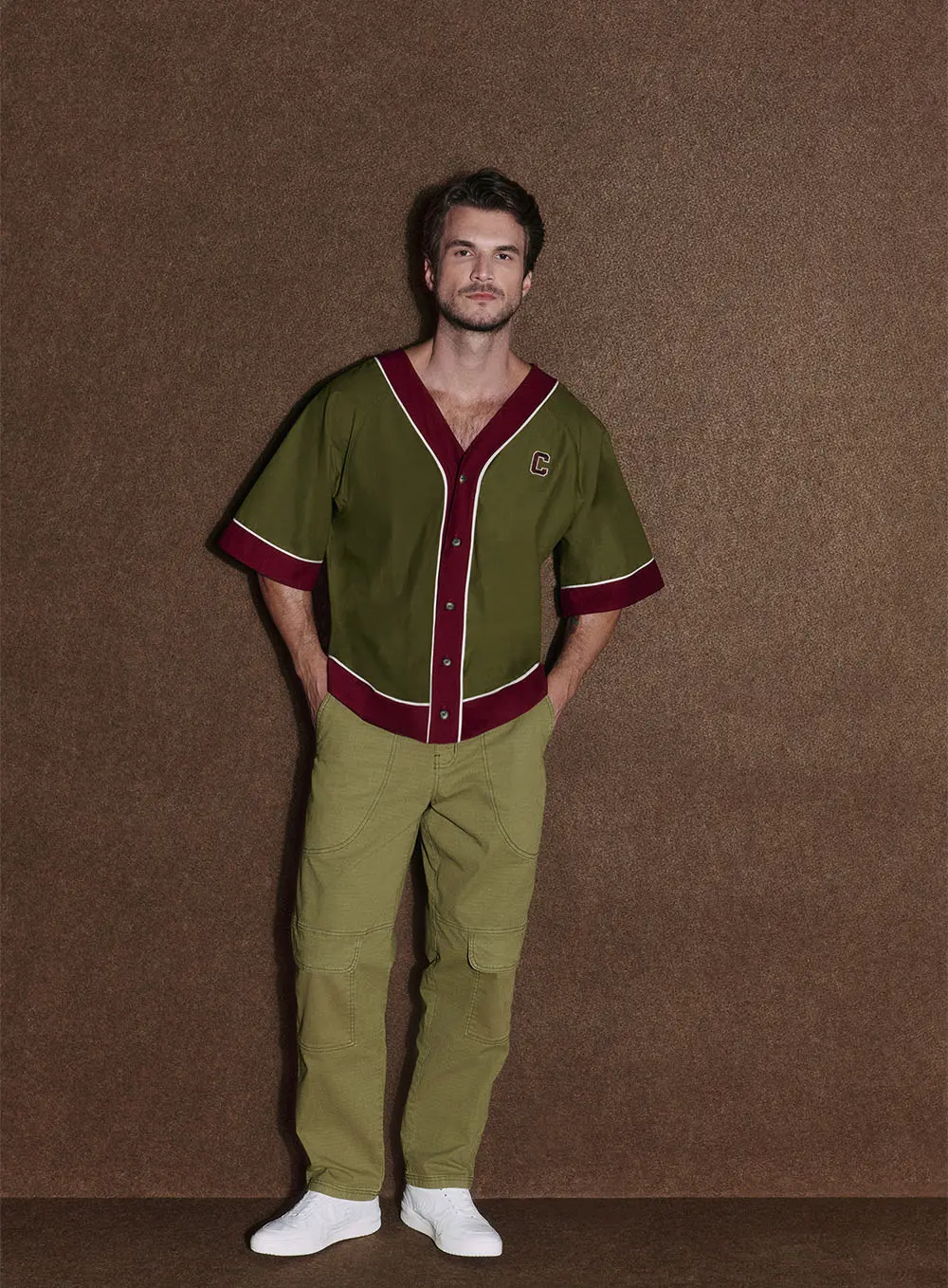 Camisa Baseball Box Verde