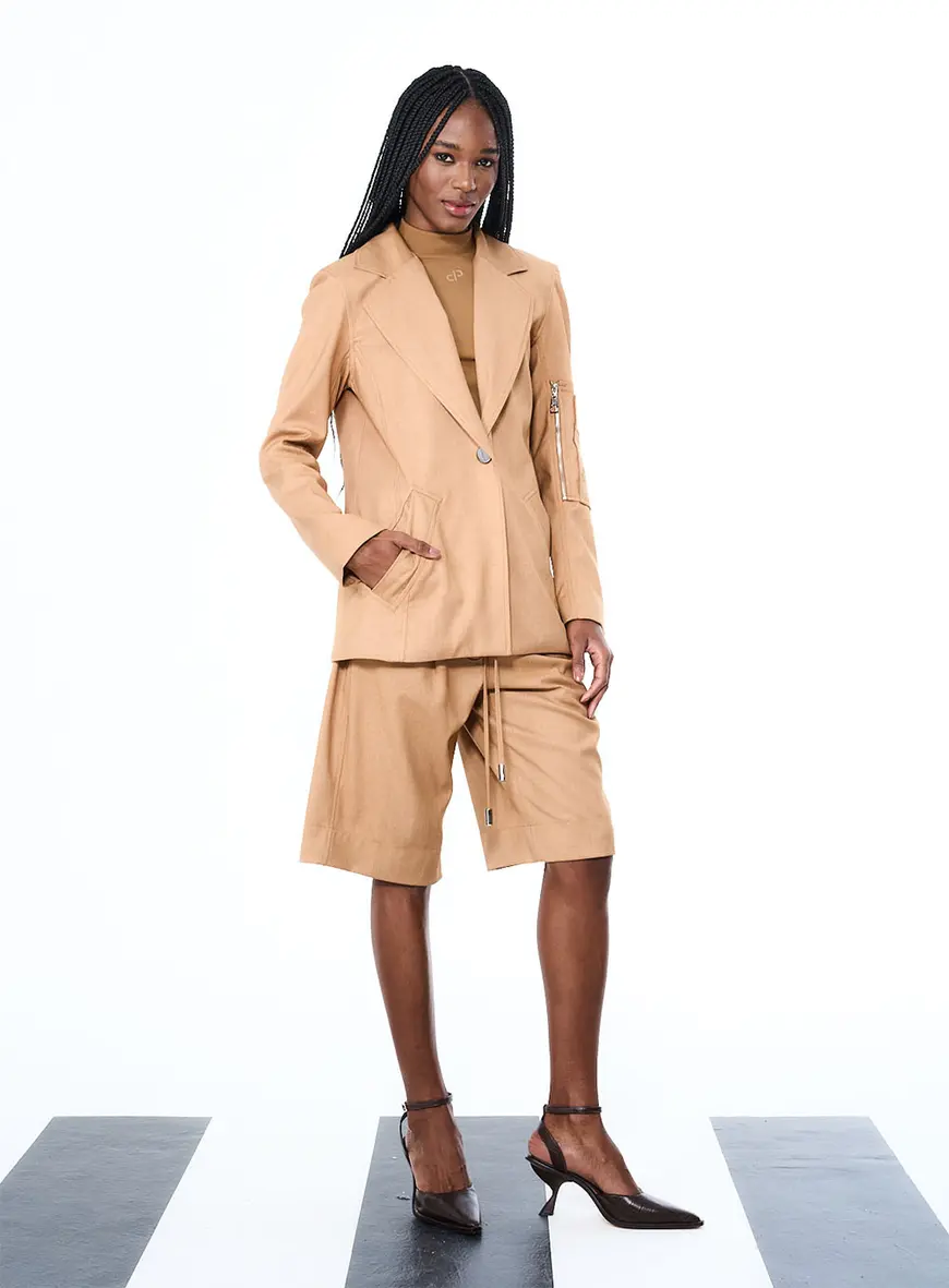 Blazer Open Marrom 4