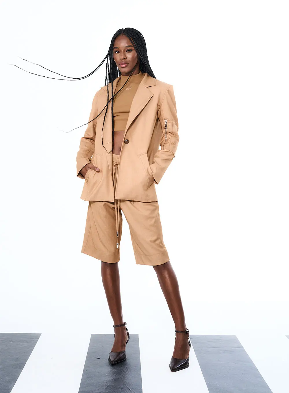 Blazer Open Marrom 1