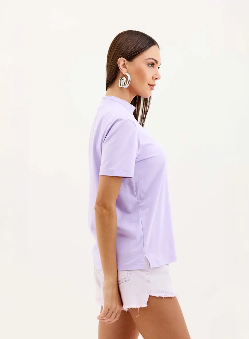 Camiseta T-shirt Mock Neck Camiseta T-shirt Mock Neck | Triton