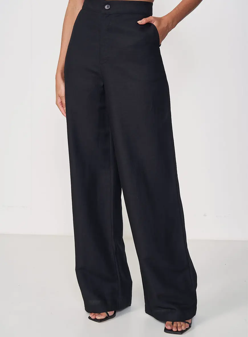 Calça Linho Alfaiataria Joana
