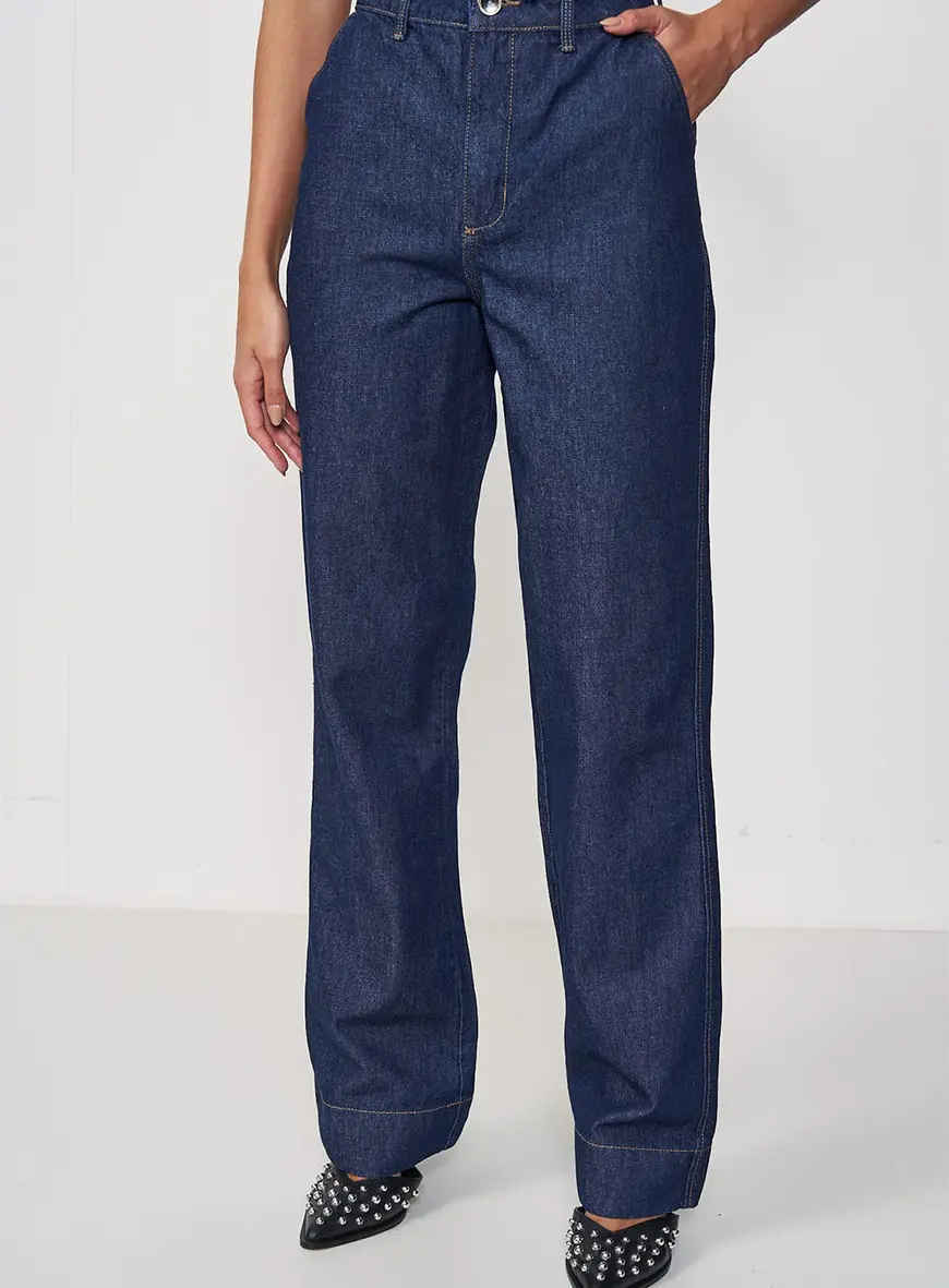 Calça Jeans Wide Leg