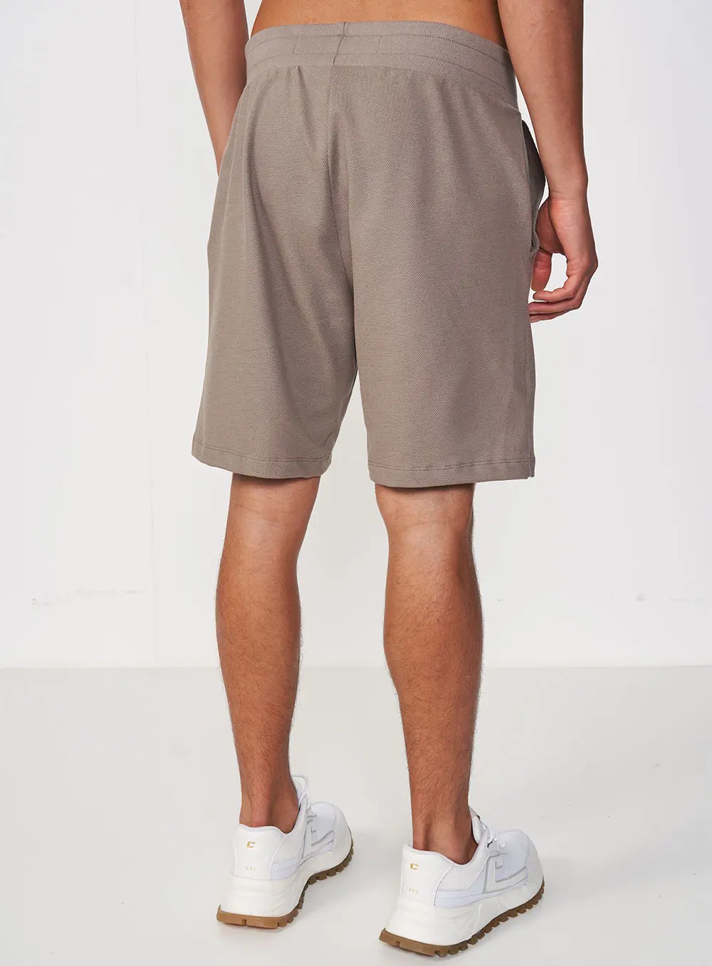 Bermuda Masculina Moletom Comfort Marrom