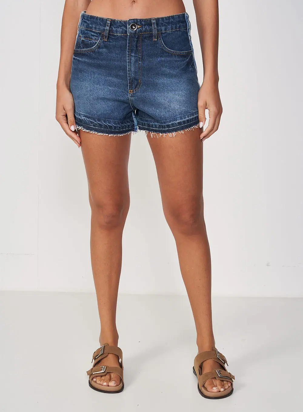 Short Jeans Jade Básico Índigo