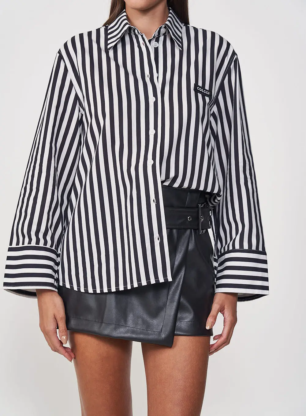 Camisa Listrada Oversized Estampados
