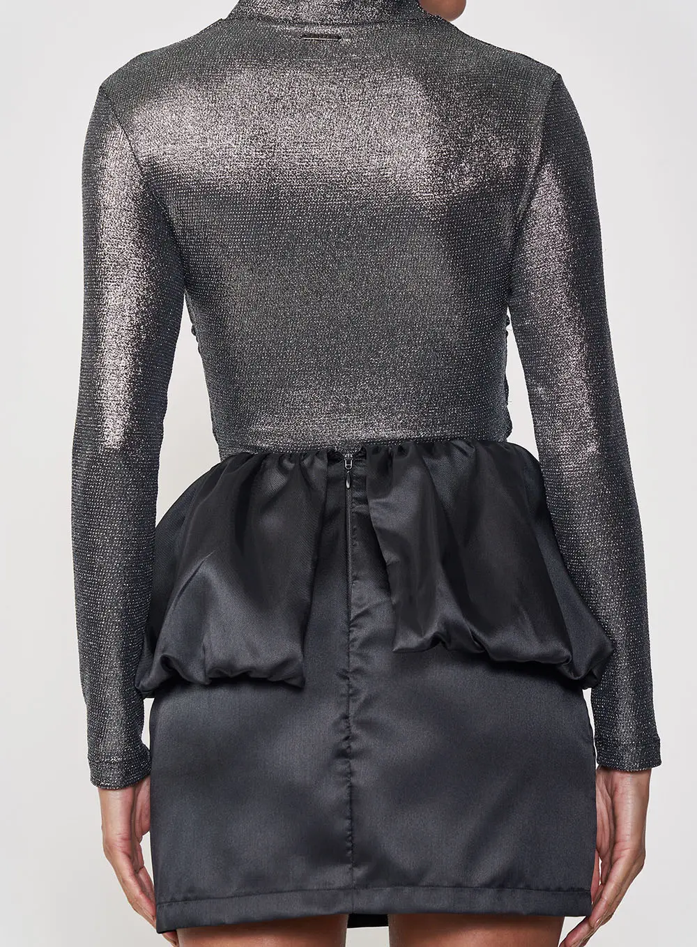 Blusa Feminina Metalizada Manga Longa Metalizado