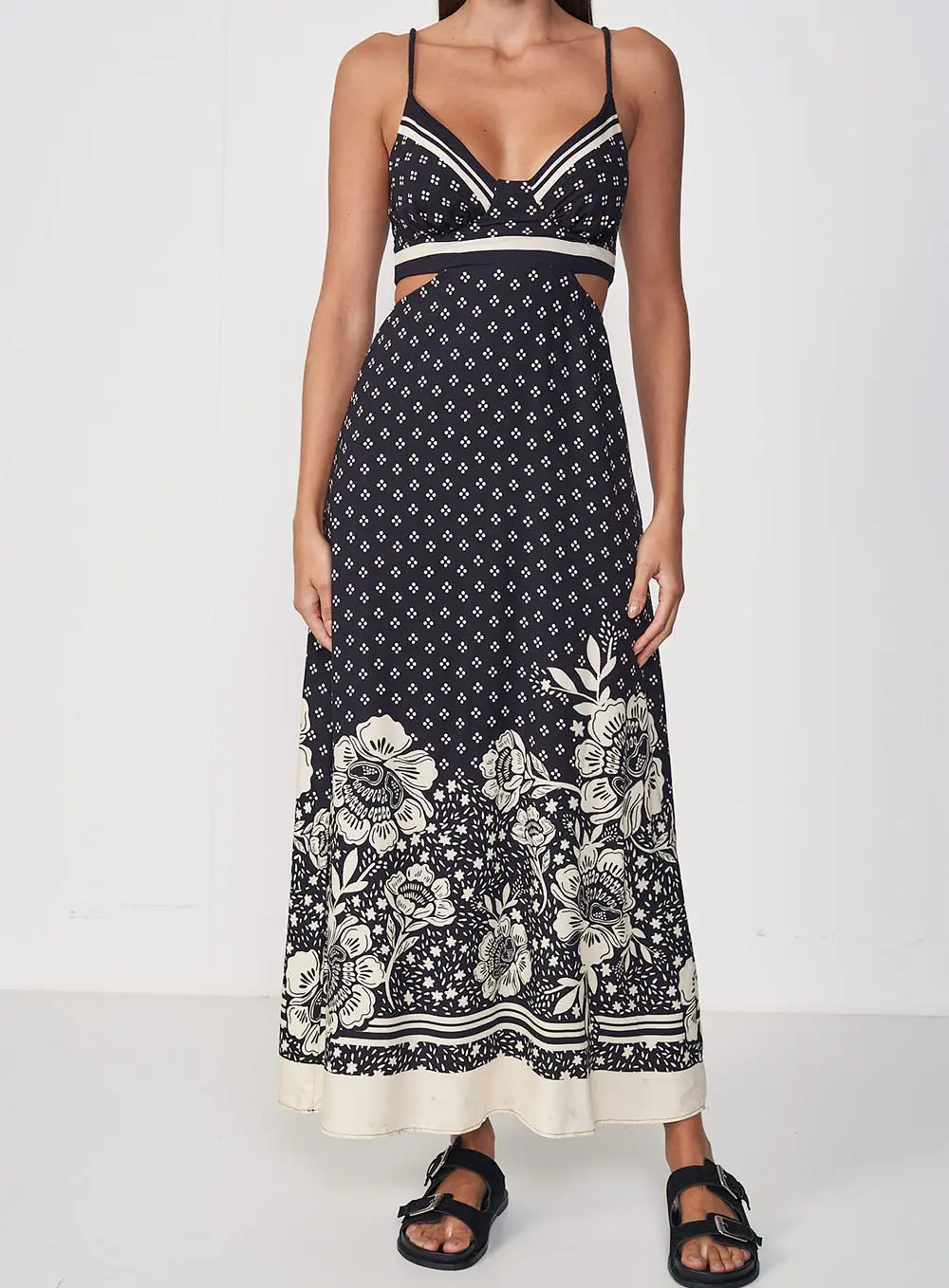 Vestido Longo Estampado Estampados