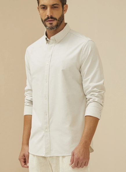 Camisa Masculina Slim Fit Manga Longa