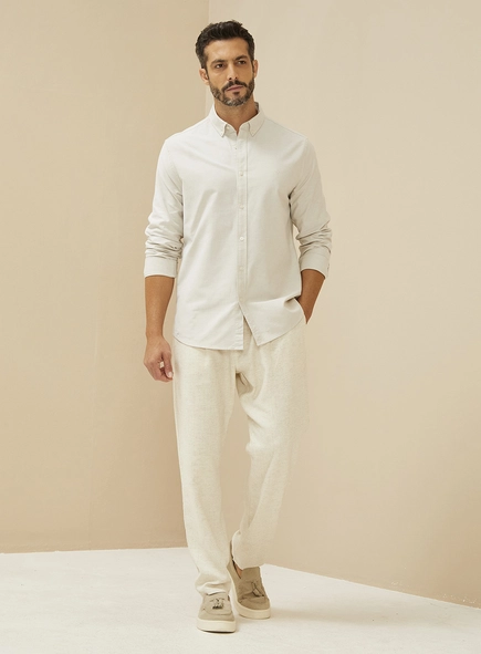Camisa Masculina Slim Fit Manga Longa