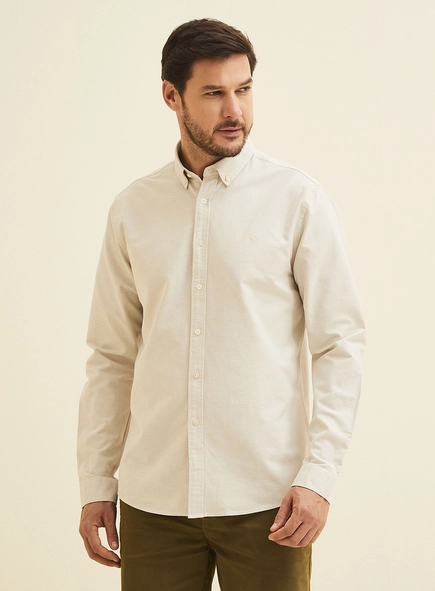 Camisa Masculina Slim Fit Manga Longa