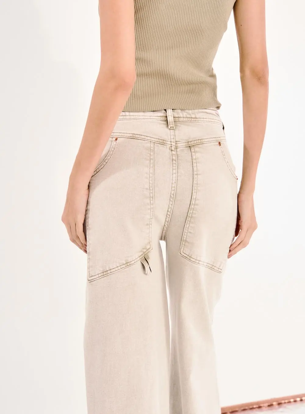 Calça Sarja Betina Verde 5