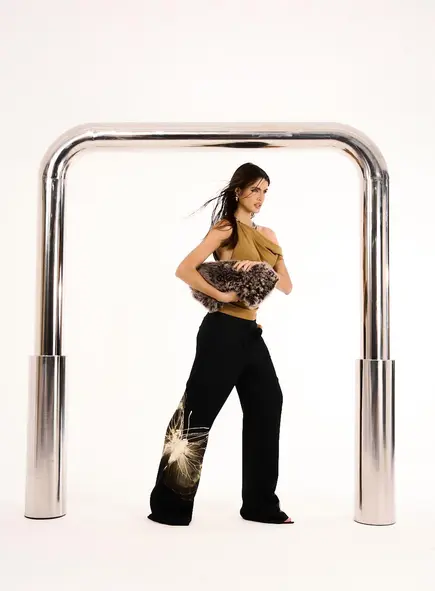 Calça Feminina Pantalona Estampa Free Soul