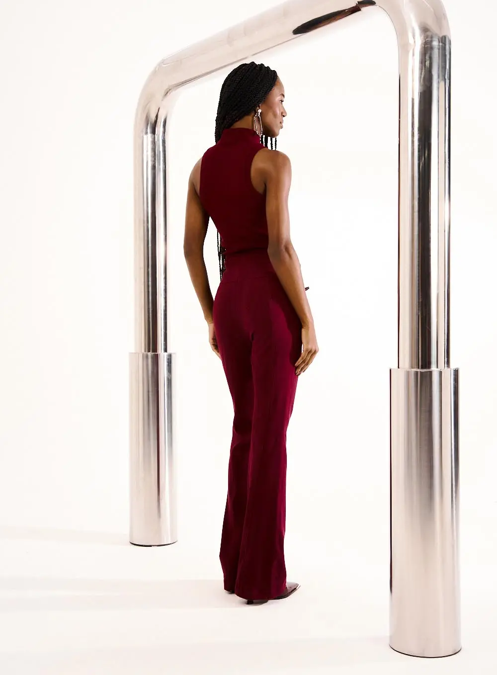 Calça Flare Bordo 2