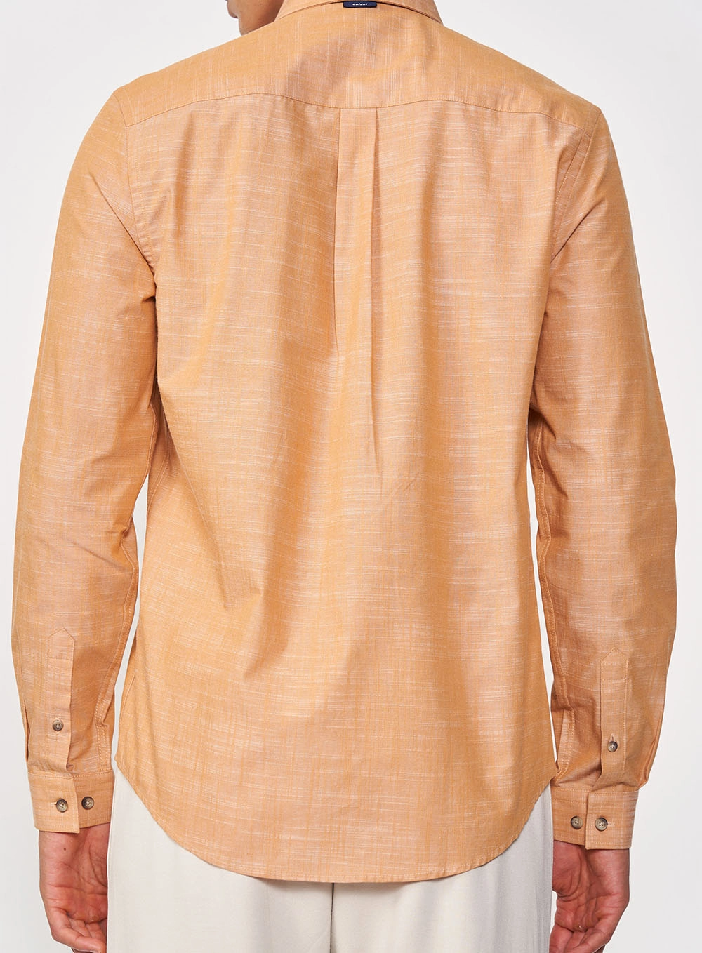 Camisa Masculina Manga Longa - Relax Amarelo