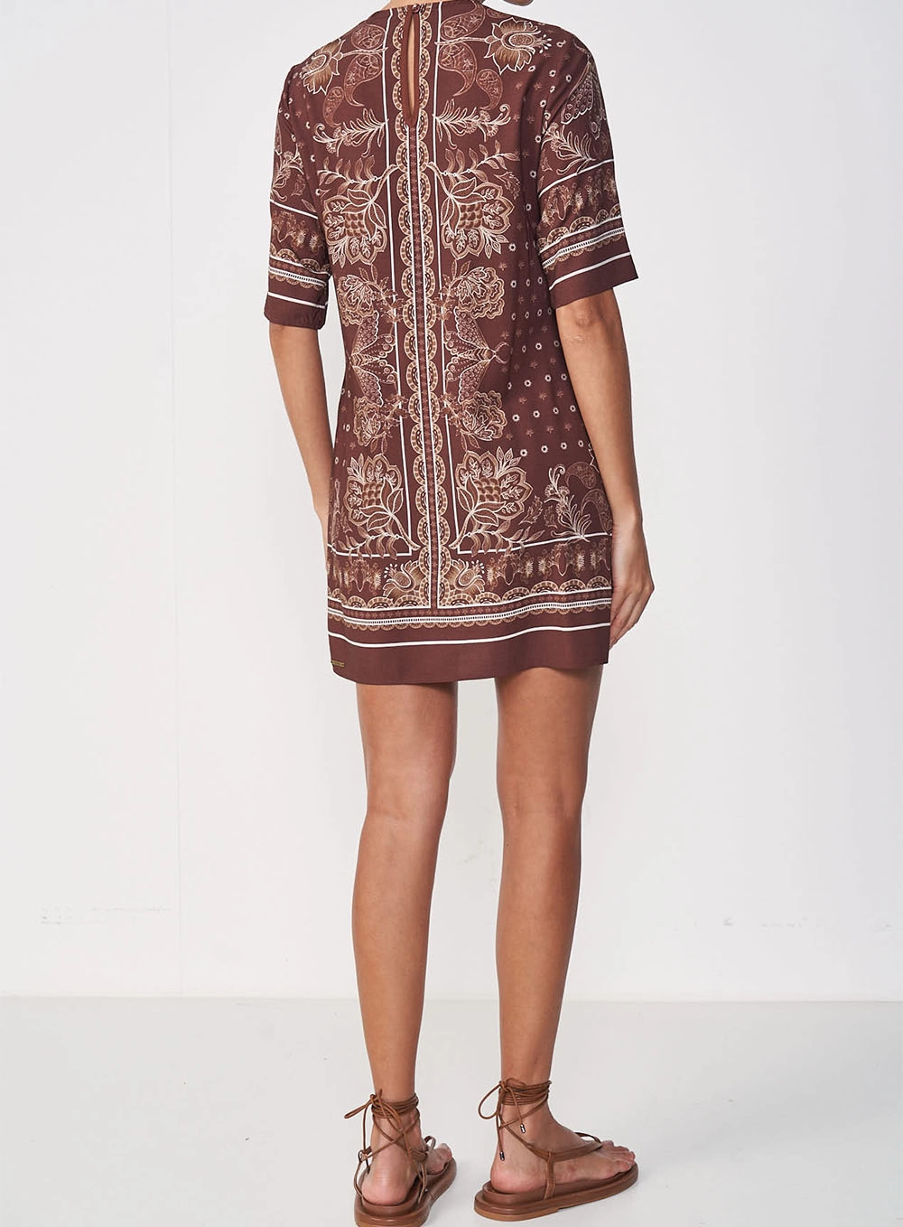 Vestido Túnica Estampa Ancestral Estampados