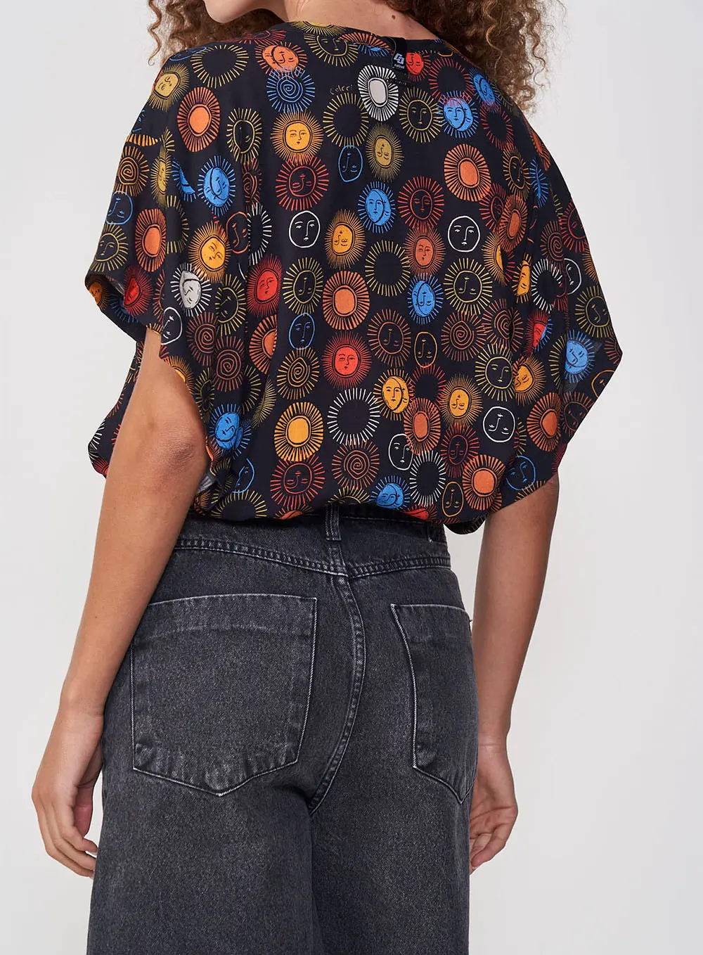 Camiseta Kimono Estampada Estampados