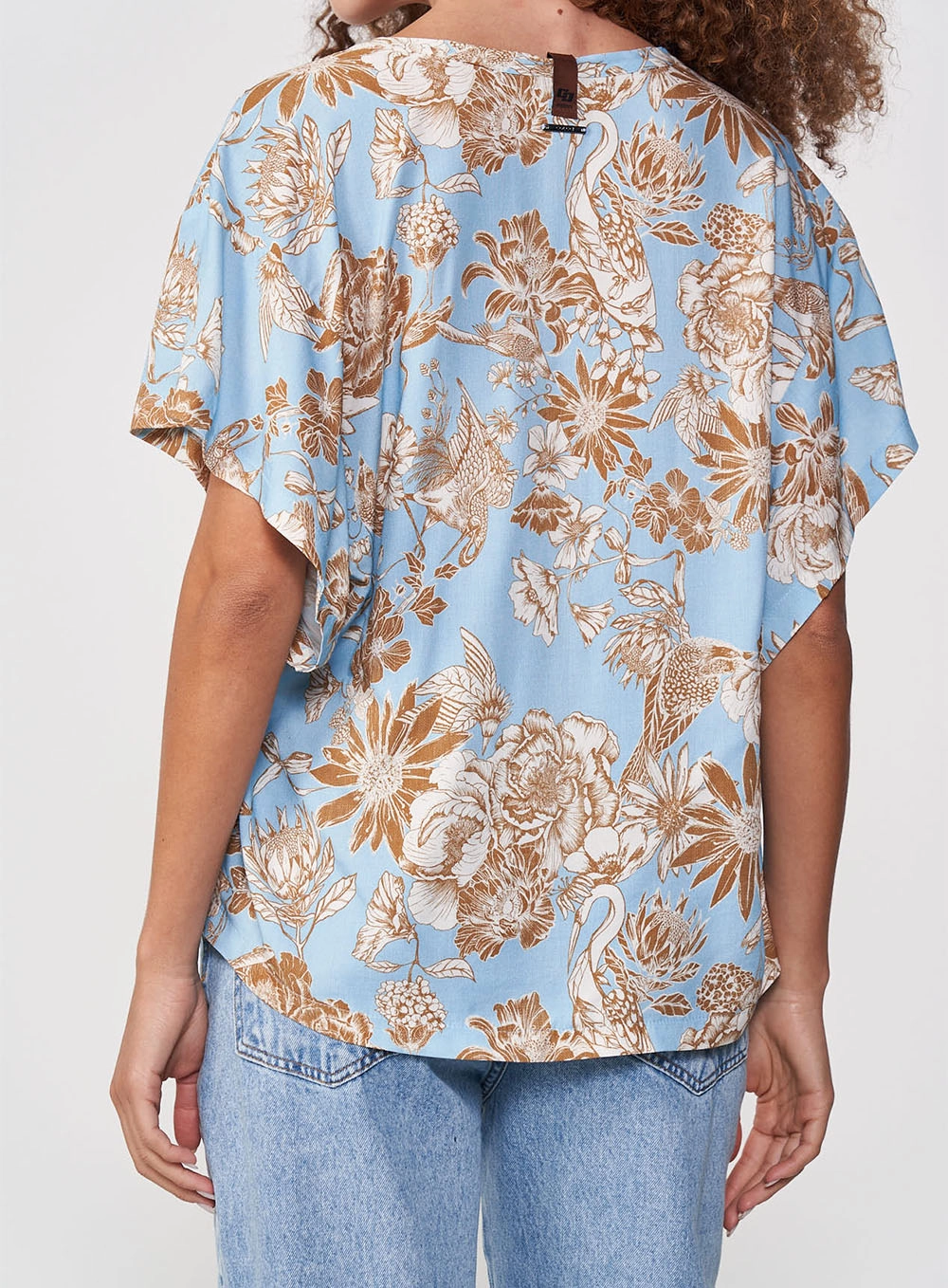 Camiseta Kimono Estampada Estampados