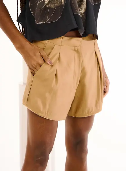 Short Alfaiataria Linho
