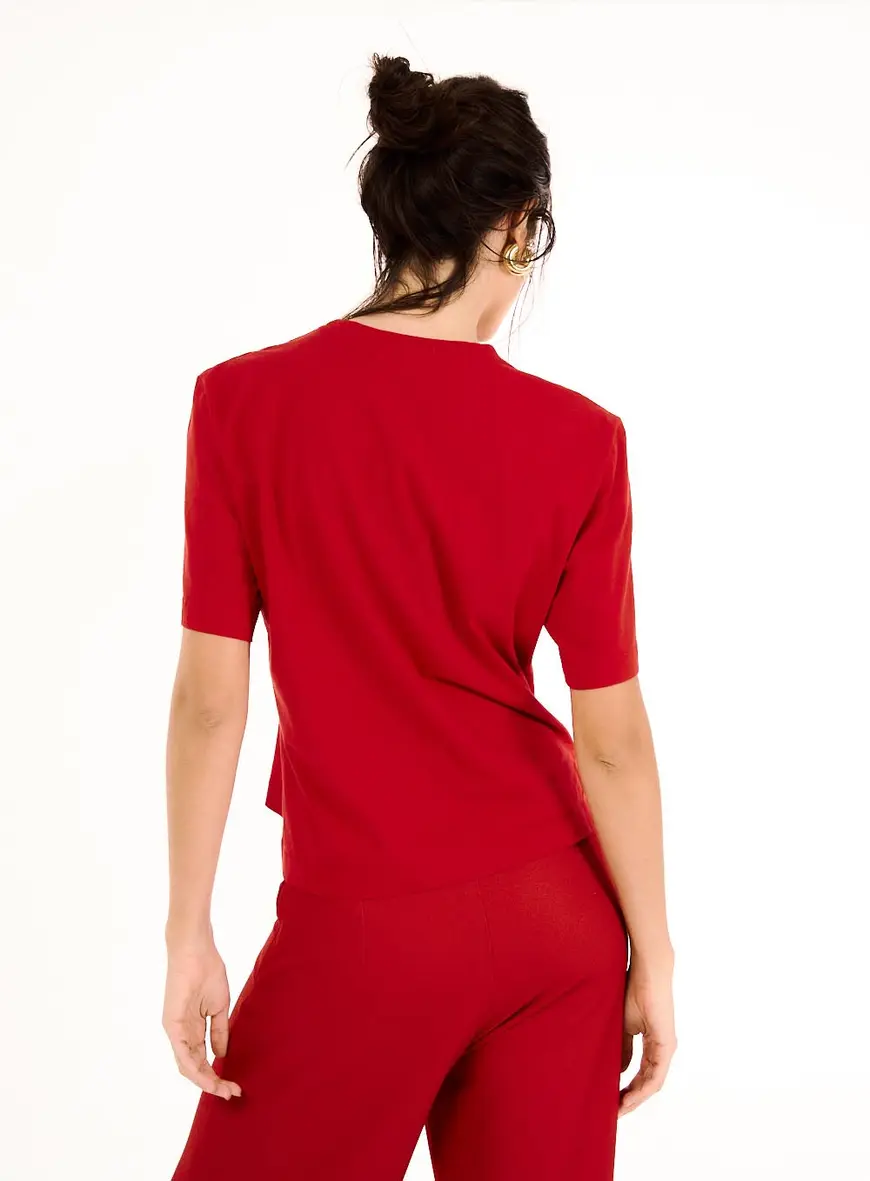 Blusa Rose Dark Vermelho 3