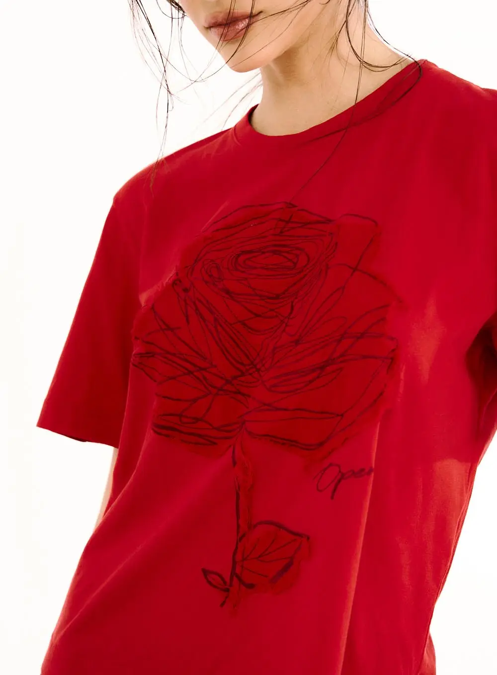 Blusa Rose Dark Vermelho 2