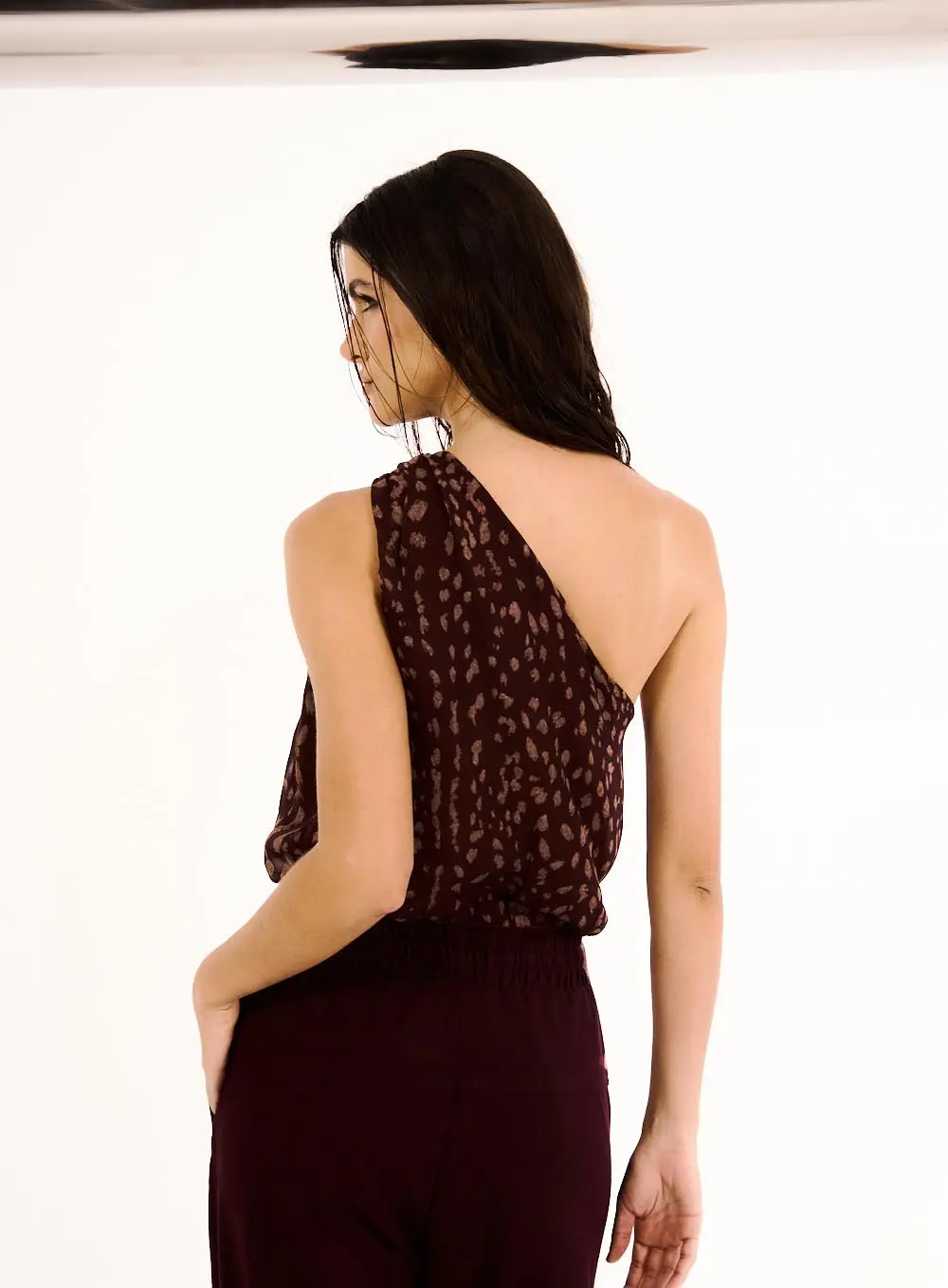 Blusa Feminina Ombro Único Estampa Fox Chic Estampados 3