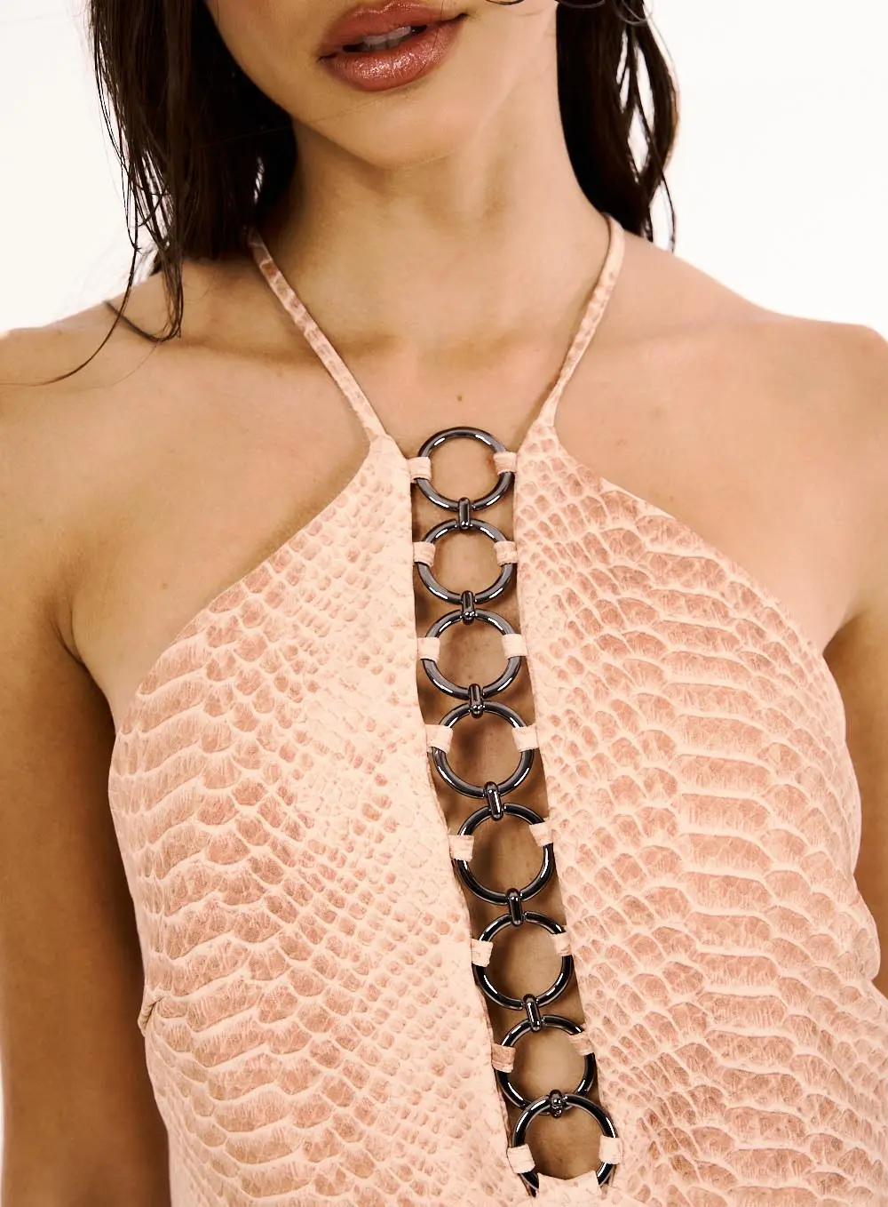 Vestido Longo Rose Python Estampados 2