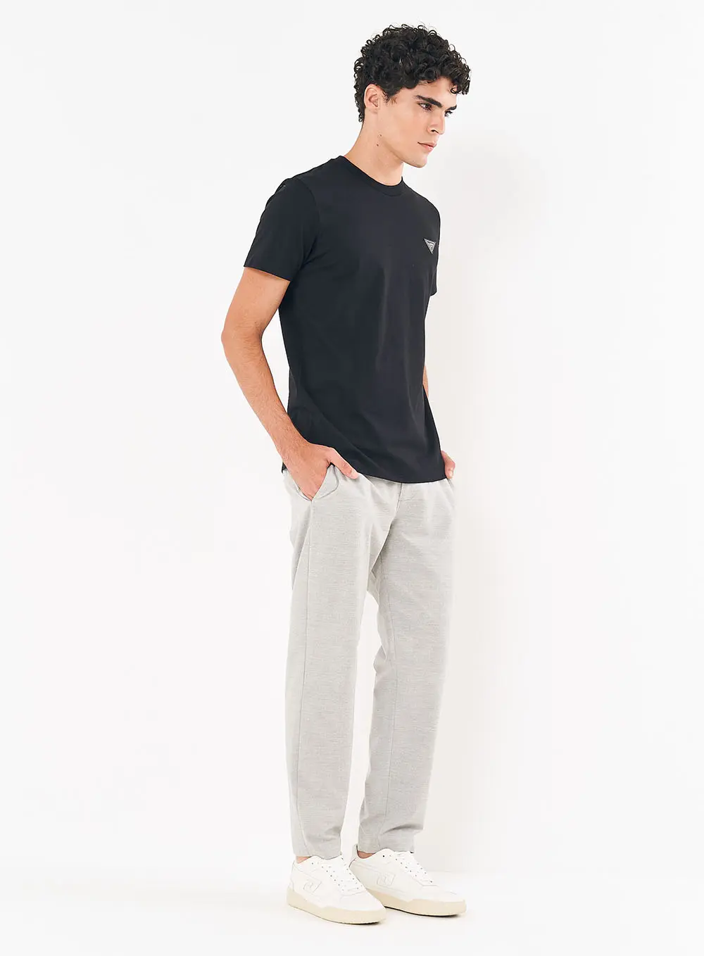 Calça Masculina Reta Moletom - Kein Cinza Gris