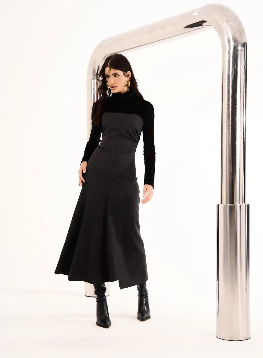 Vestido Listrado Sem Alça Estampados 4