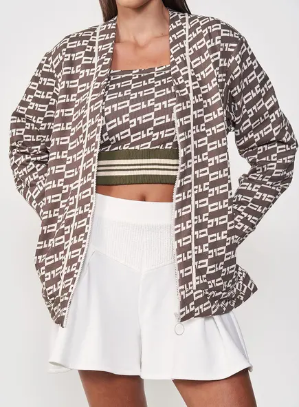Cardigan Feminino Boy Estampado