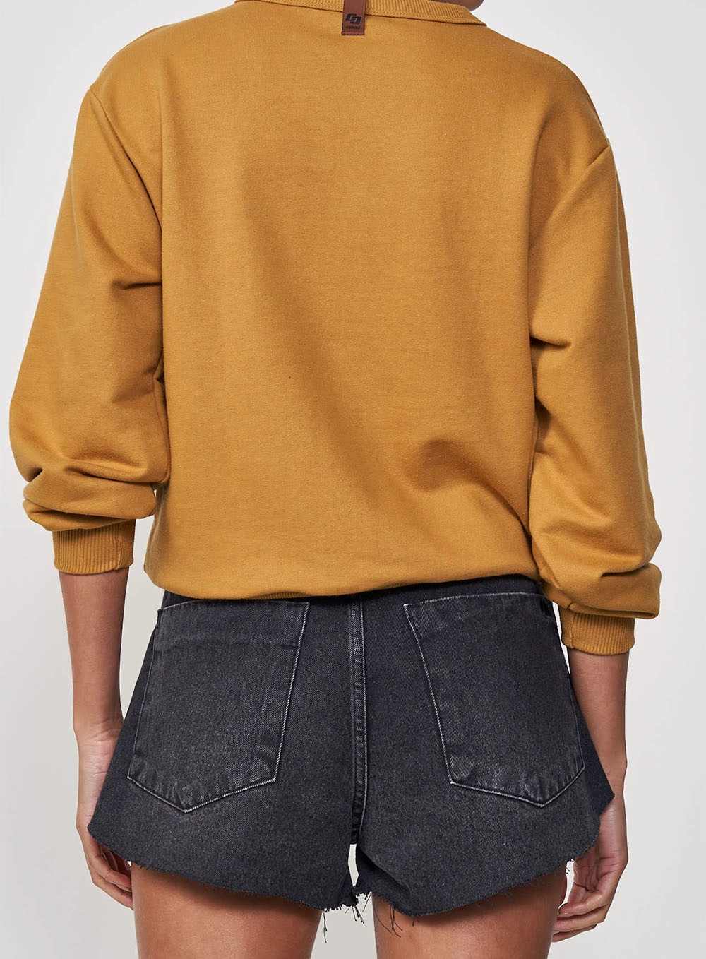 Blusão Feminino Comfort Com Estampa Marrom Ebbela
