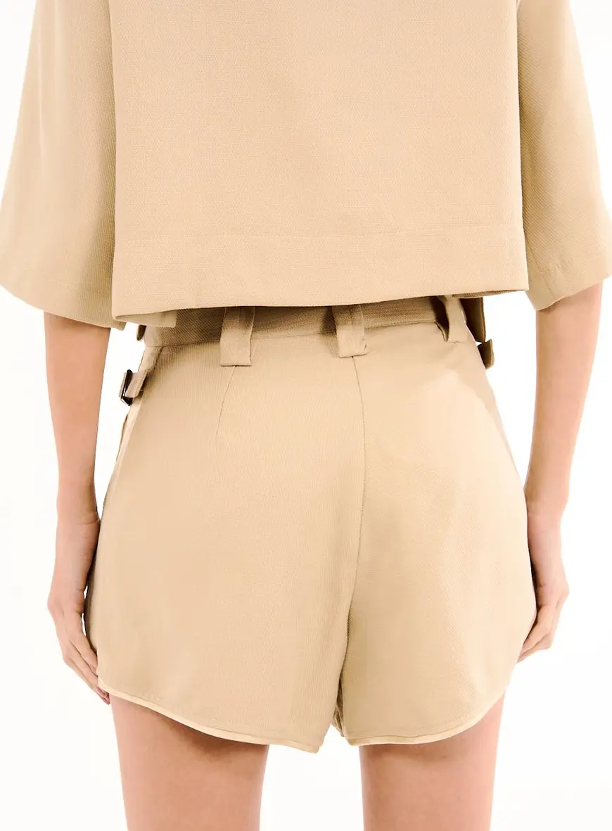 Short Basic Comfort Bege 3