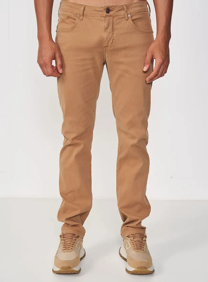 Calça Masculina Sarja Slim Alex